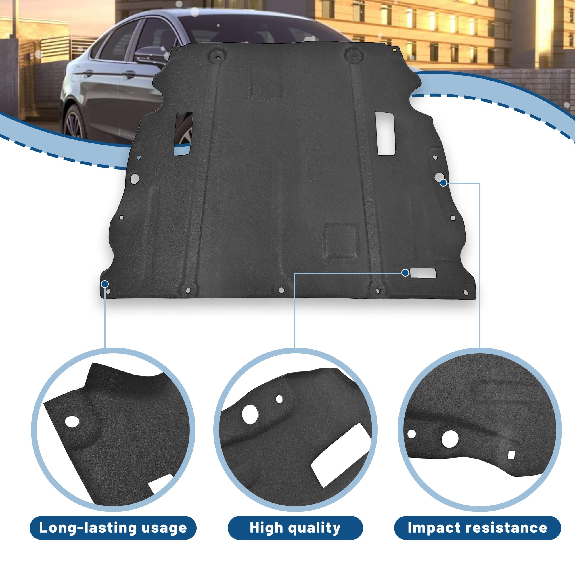 Amazon.com: KUAFU Engine Splash Shield Compatible with 2013-2020